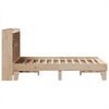 vidaXL Estructura de cama sin colch&oacute;n madera maciza de pino 135x190 cm
