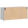 vidaXL Mueble de TV de pared con luces LED gris Sonoma 100x31x45 cm