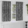 vidaXL Cortinas de Terciopelo 2 pcs Gris 175 x 140 cm Terciopelo