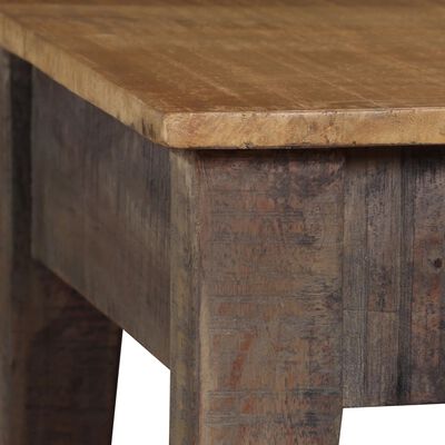 vidaXL Mesa de centro de madera maciza vintage 118x60x40 cm