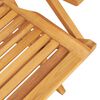 vidaXL Juego de comedor para jard&iacute;n 5 piezas madera maciza de teca