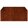 vidaXL Jardinera oxidada 100x100x40 cm acero corten