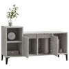 vidaXL Mueble para TV madera contrachapada gris hormigón 100x35x55 cm