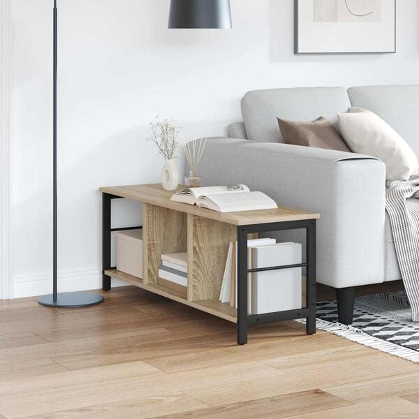 vidaXL Estante de libros Roble Sonoma 102 x 32 x 40,5 cm