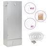 vidaXL Horno ahumador de BBQ con generador humo fr&iacute;o acero galvanizado