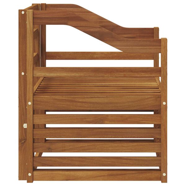 vidaXL Conjunto de sof&aacute;s de exterior Natural 67 x 63 x 73 cm