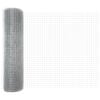 vidaXL Cerca de Alambre Soldado 10000 x 50 cm Plateado