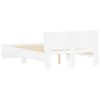 vidaXL Estructura de cama con cabecero blanca 120x200 cm