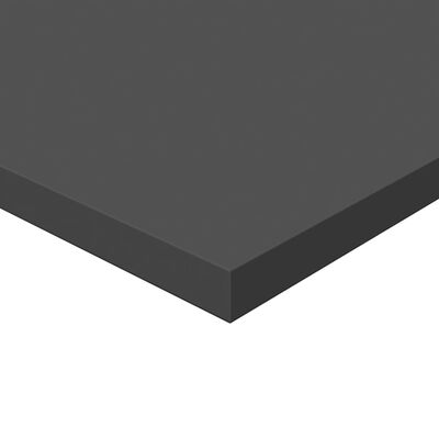 vidaXL Estantes para estantería 4 uds contrachapada gris 60x40x1,5 cm