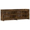 vidaXL Mueble de TV 135 x 33 x 47 cm Roble Ahumado