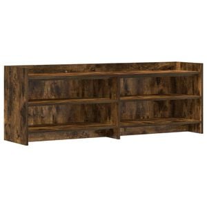 vidaXL Mueble de TV 135 x 33 x 47 cm Roble Ahumado
