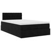 vidaXL Estructura de cama otomana colch&oacute;n terciopelo negro 120x200cm