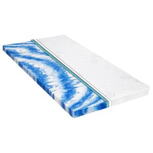 vidaXL Sobrecolch&oacute;n 80x200 cm espuma de gel 7 cm
