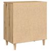 vidaXL Aparador madera contrachapada roble artisian 60x35x70 cm
