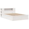 vidaXL Estructura de cama sin colchón madera de pino blanca 140x190 cm