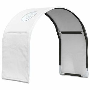 vidaXL T&uacute;nel de cama para literas infantiles 2 uds. Blanco Poli&eacute;ster