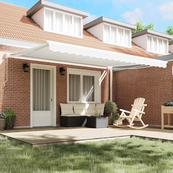 vidaXL Toldo Manual 450 x 300 x 165 cm Poli&eacute;ster y metal