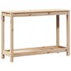 vidaXL Mesa de plantaci&oacute;n con estante madera maciza pino 108x35x75 cm