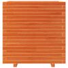 vidaXL Jardinera madera maciza de pino marr&oacute;n cera 70x40x72,5 cm