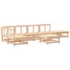 vidaXL Juego de muebles de jard&iacute;n 7 piezas madera maciza de pino