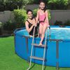 Bestway Escalera para piscina de 2 pelda&ntilde;os Flowclear 84 cm
