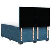 vidaXL Cama box spring con colch&oacute;n terciopelo azul 140x200 cm