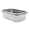 vidaXL Bandejas Gastronorm 2 unidades GN 1/1 150 mm acero inoxidable