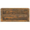 vidaXL Mueble zapatero madera contrachapada roble ahumado 100x35x45 cm
