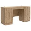vidaXL Escritorio Roble artisan Madera de Ingenier&iacute;a