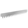 vidaXL Borde de C&eacute;sped 10 pcs 103 x 15 cm metal Plateado