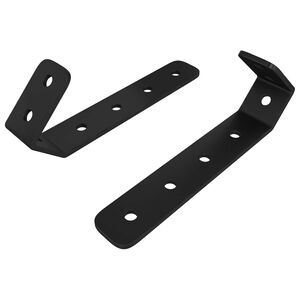 vidaXL Ganchos 2 uds. Negro M5 x 110 mm Hierro