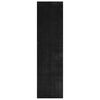vidaXL Alfombra suave y lavable de pelo medio HUARTE Negro 500 x 80 cm