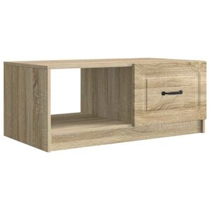 vidaXL Mesa de Caf&eacute; Roble Sonoma 90 x 50 x 37 cm Madera de Ingenier&iacute;a