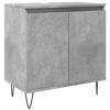 vidaXL Armario de ba&ntilde;o madera de ingenier&iacute;a gris hormig&oacute;n 58x33x60 cm