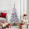 vidaXL Árbol de Navidad artificial con ramas articuladas Verde 120 cm