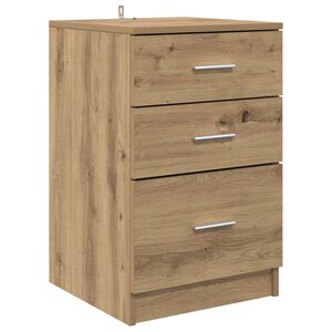 vidaXL Armario de Noche Roble artisan 40 x 40 x 63 cm