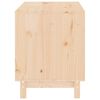 vidaXL Caseta para perros madera maciza de pino 60x45x57 cm