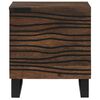 vidaXL Armario de Noche Nogal 40 x 33 x 46 cm Madera maciza de Acacia