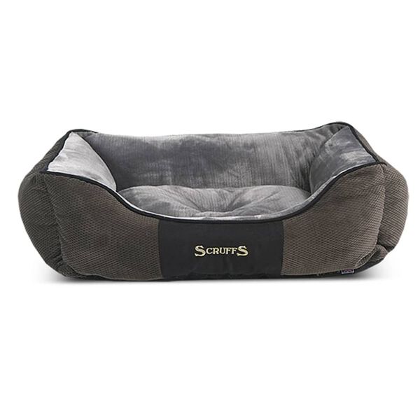 Scruffs & Tramps Cama para mascotas Chester gris talla L 75x60 cm 1168