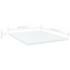 vidaXL Estantes para estantería 8 uds contrachapada blanco 40x50x1,5cm