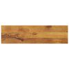 vidaXL Tablero de mesa rectangular madera maciza mango 100x20x2,5 cm