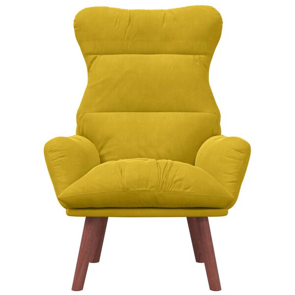 vidaXL Silla Relax Amarillo 69 x 74 x 93 cm Terciopelo