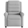 vidaXL Sill&oacute;n reclinable el&eacute;ctrico de tela gris nube