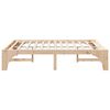 vidaXL Estructura de cama Marrón 150 x 200 cm Madera de pino macizo