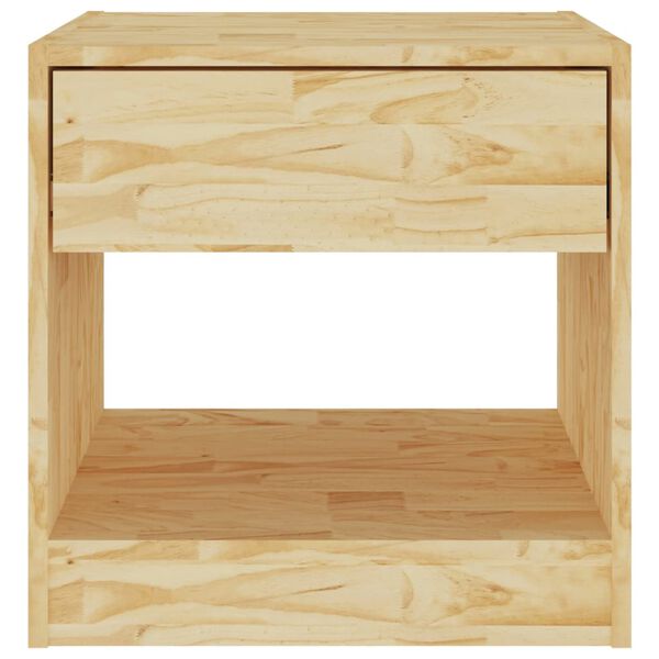 vidaXL Mesita de noche madera maciza de pino 40x31x40 cm