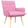 vidaXL Sill&oacute;n Rosa Tela