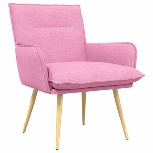 vidaXL Sill&oacute;n Rosa Tela