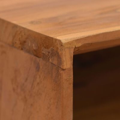 vidaXL Mueble para la TV madera maciza de teca 110x30x45 cm