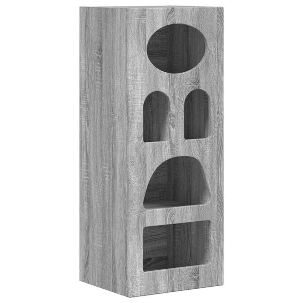 vidaXL Aparador Gris Sonoma 40 x 35 x 100,5 cm Madera de ingenier&iacute;a