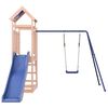vidaXL Parque infantil de exterior madera maciza de abeto Douglas